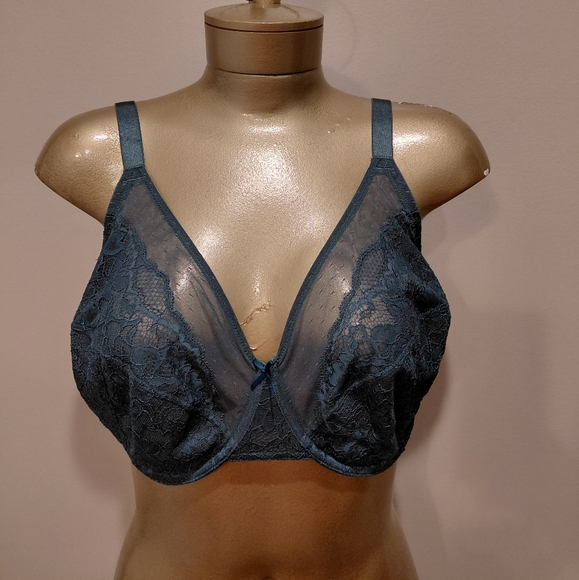 HSIA Enhanced Lace Green Underwired Bra 36H - Picture 2 of 9